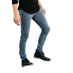 Zyia Active Men XXL Storm Gray Office Chino Pants NEW